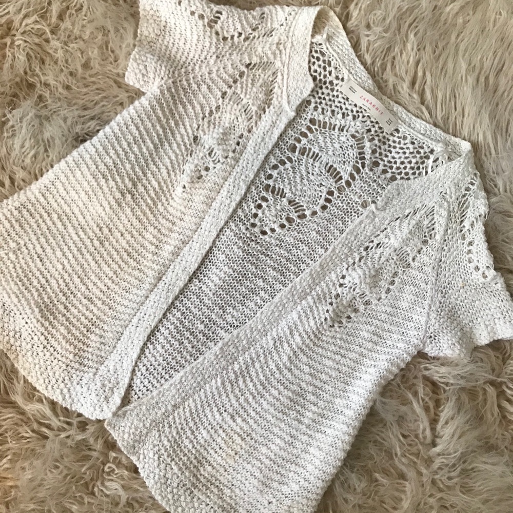 Zara knit collection cardigan